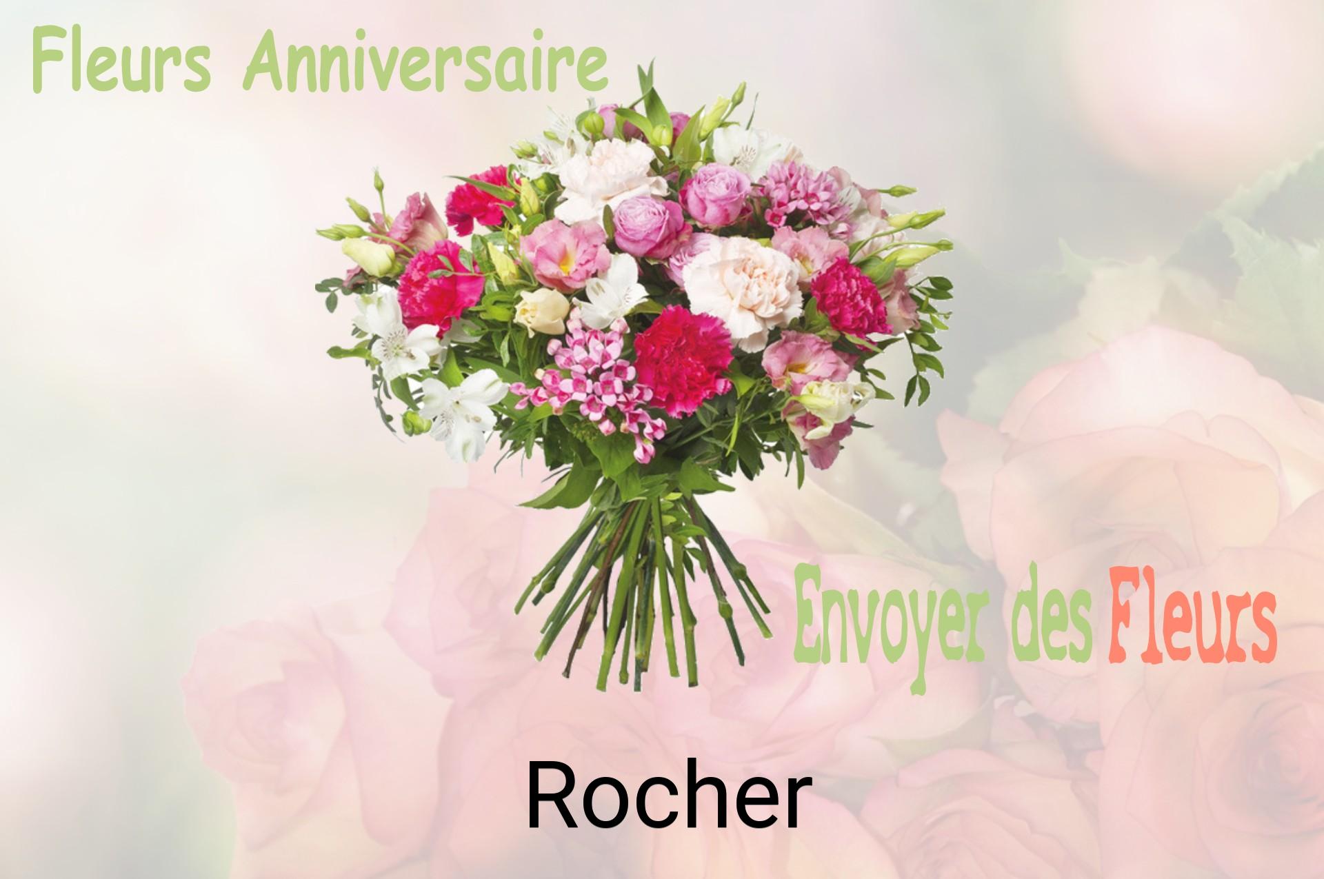 Bouquet de fleurs d’anniversaire livré à Rocher