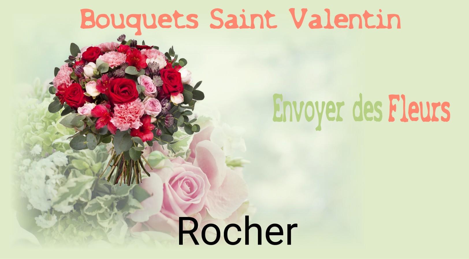 Roses de Saint-Valentin livrées à Rocher